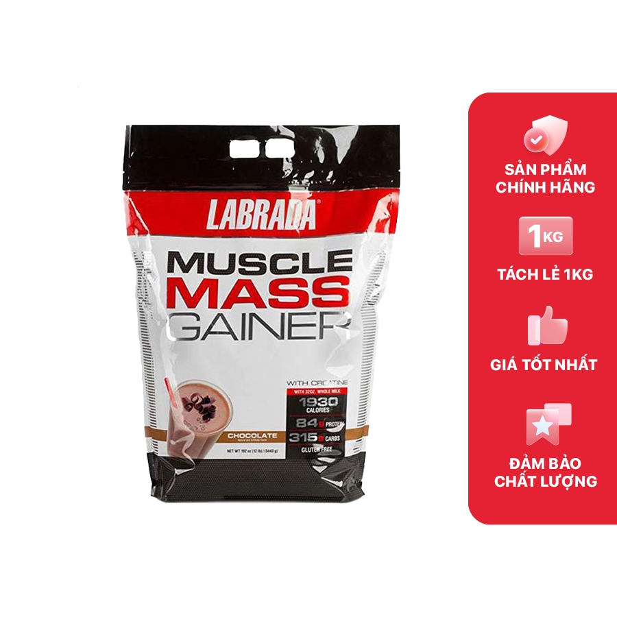 (Tách Lẻ) Sữa Tăng Cân Mass Gainer, 1KG