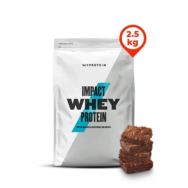 MyProtein Impact Whey Protein, 2.5 Kg (100 Servings)