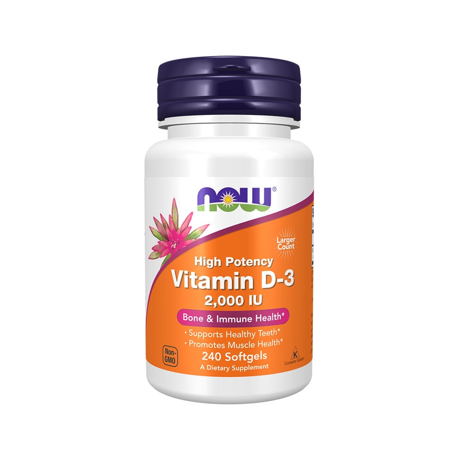 NOW Vitamin D-3 2000 IU (50 mcg)