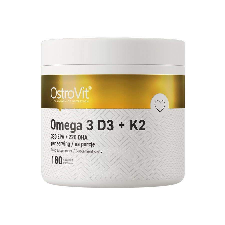 OstroVit Omega 3 D3 + K2 plus Vitamin E