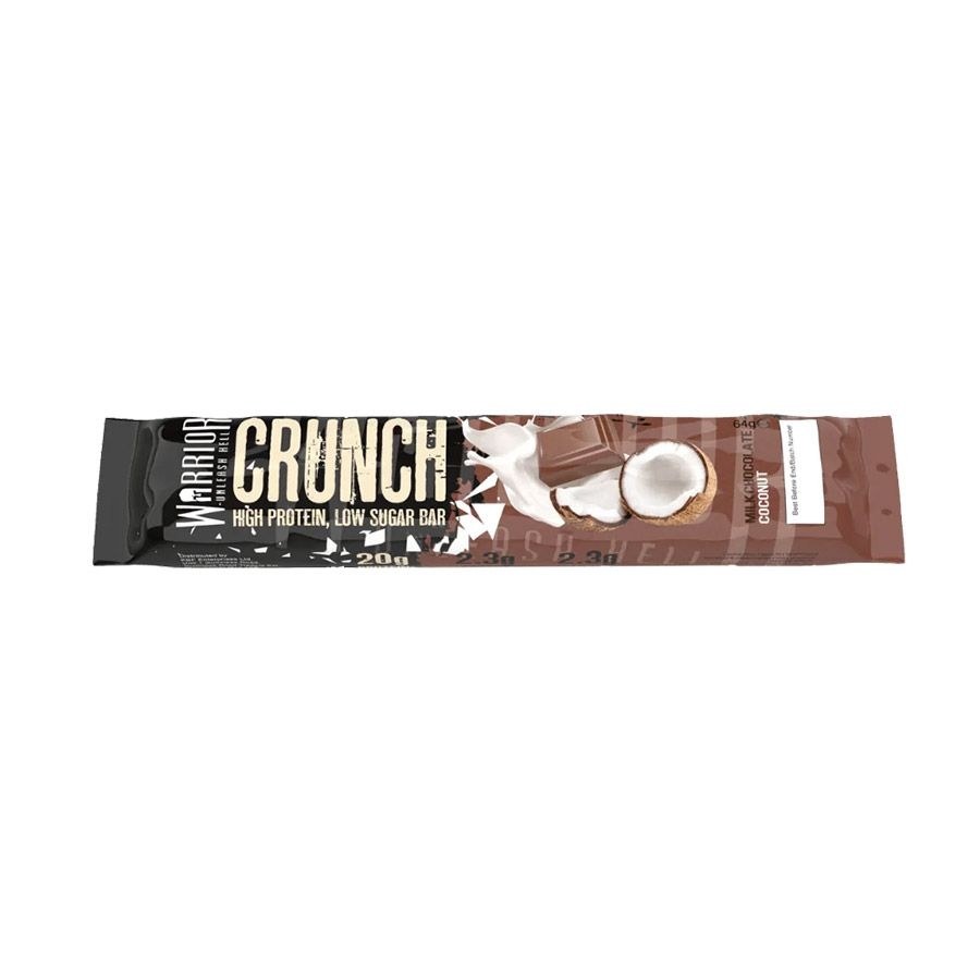 Thanh Protein Bar Warrior Crunch High Protein, Low Sugar Bar (1 Bar - 64 grams)