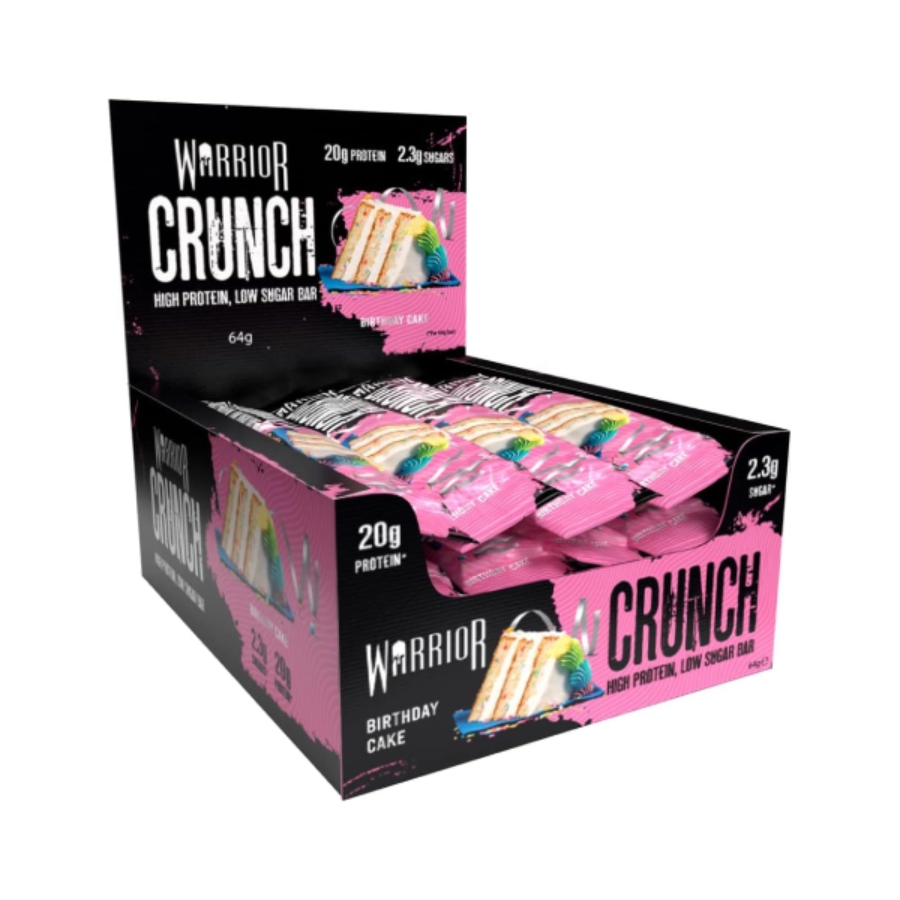 Protein Bar Warrior Crunch High Protein, Low Sugar Bar (12x64 grams)