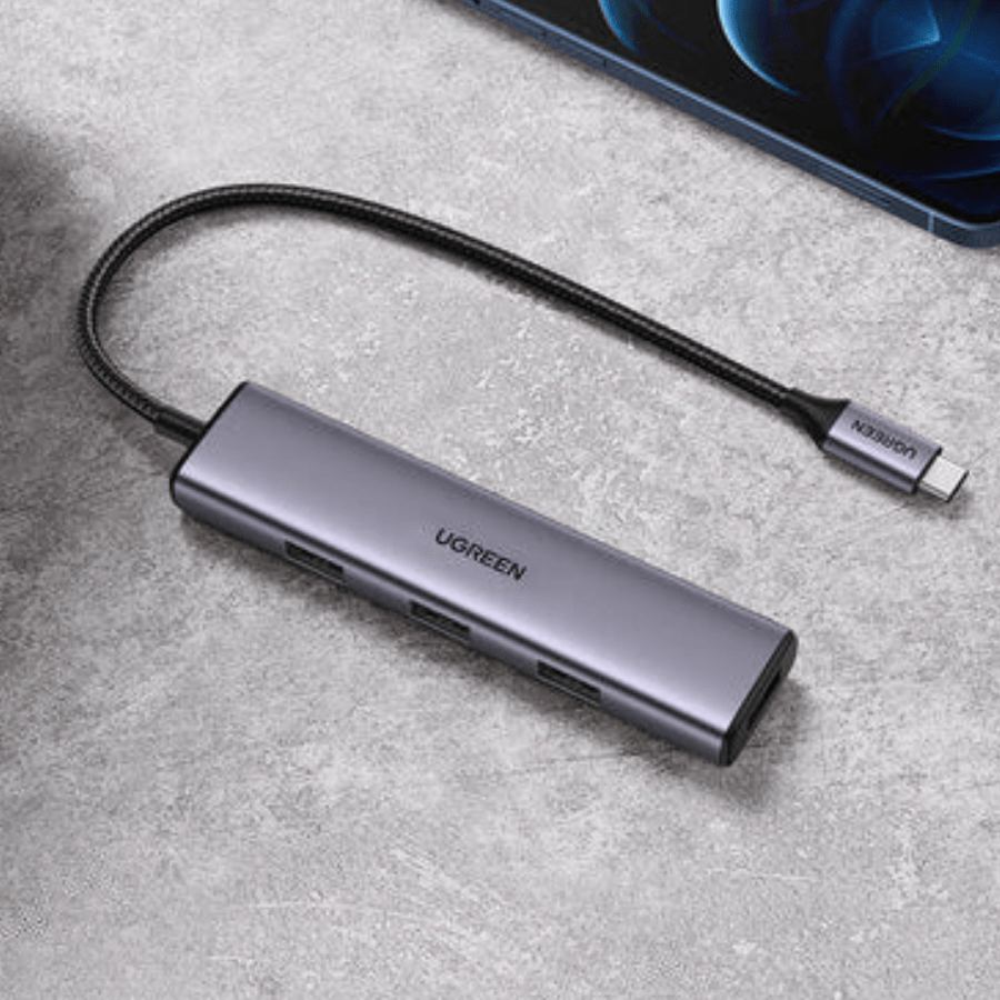 Ugreen4-trong-1: Cổng Chuyển USB-C Sang 4*USB 3.0  Ugreen 20841