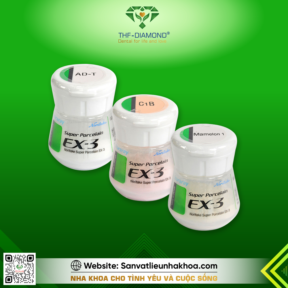 Bột Sứ NORITAKE Kim loại EX3 (10g)