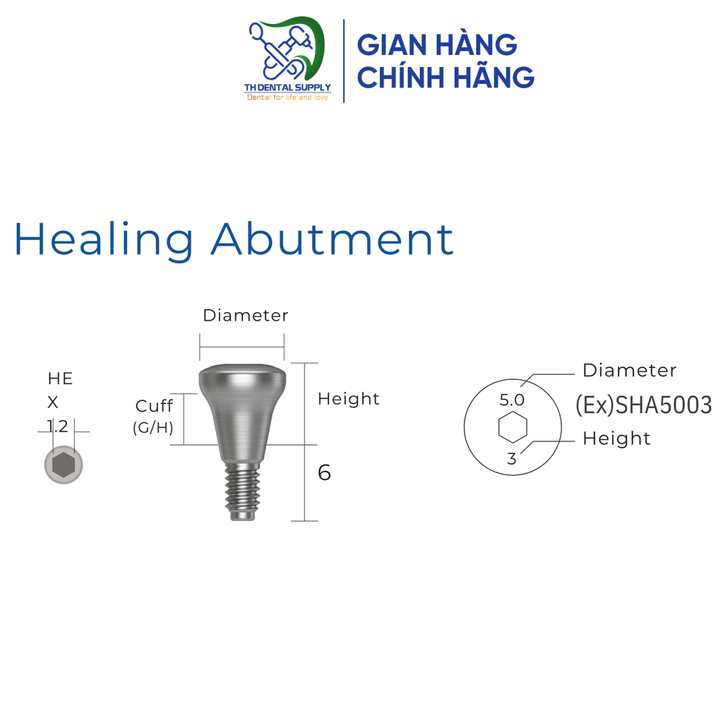 Healing Abutment - Oneday Biotech