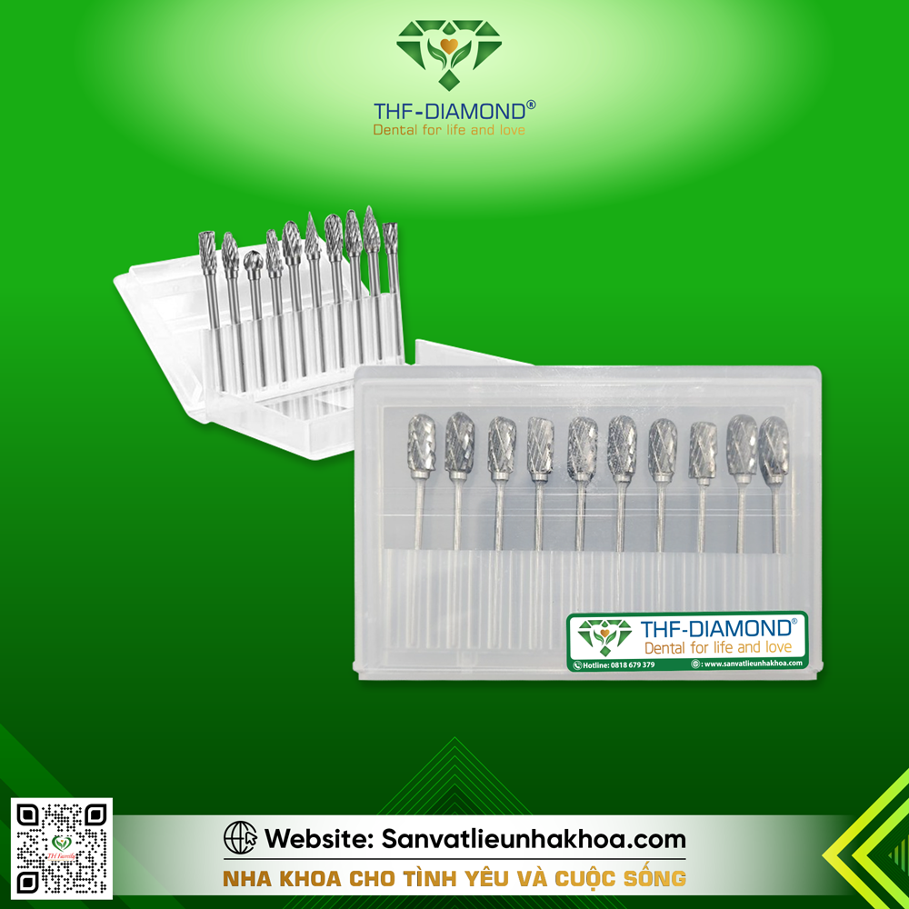 Mũi mài nhựa, răng tạm Carbide THF-DIAMOND