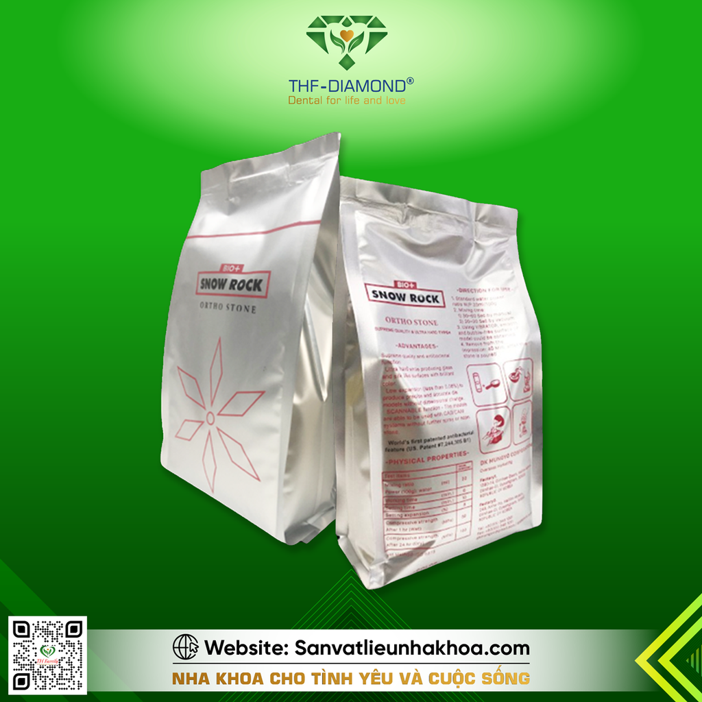 THẠCH CAO CHỈNH NHA SNOW ROCK ORTHO STONE