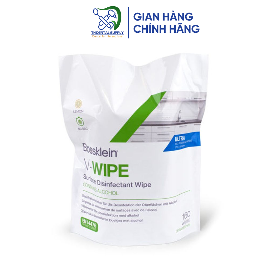V-WIPE khăn lau sát khuẩn loại có cồn - dạng hộp & gói