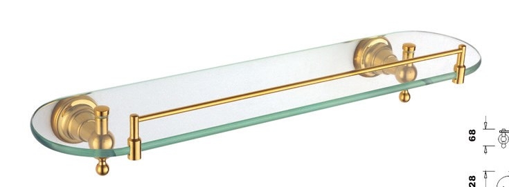 KỆ KÍNH ĐỰNG MỸ PHẨM MẠ VÀNG 38005 CLEANMAX