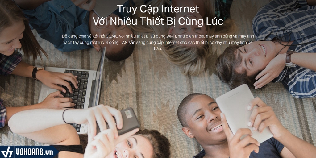 Truy cập internet dễ dàng cho 32 thiết bị cùng lúc với TL-Mr6400