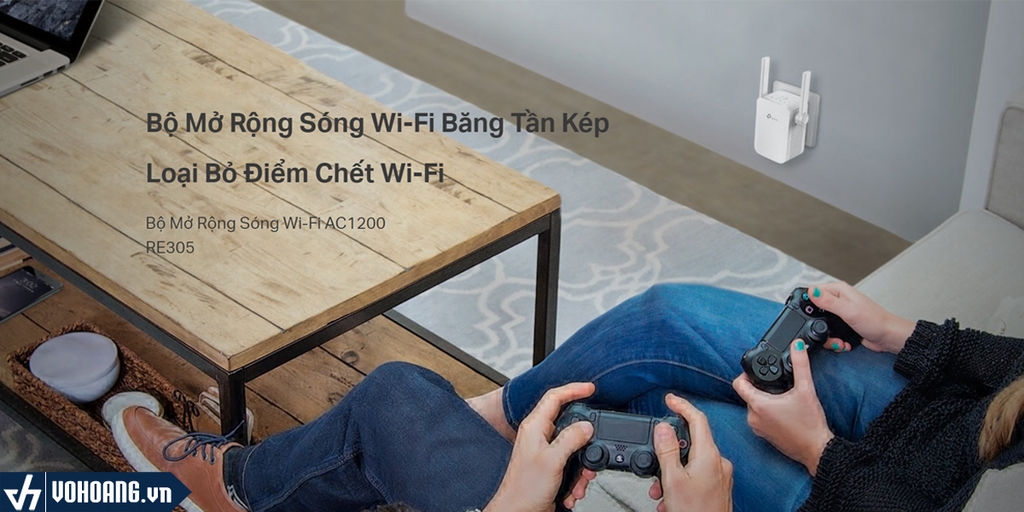 Tp-Link RE305 là thiết bị mở rộng vùng phủ sóng wifi từ modem mạng
