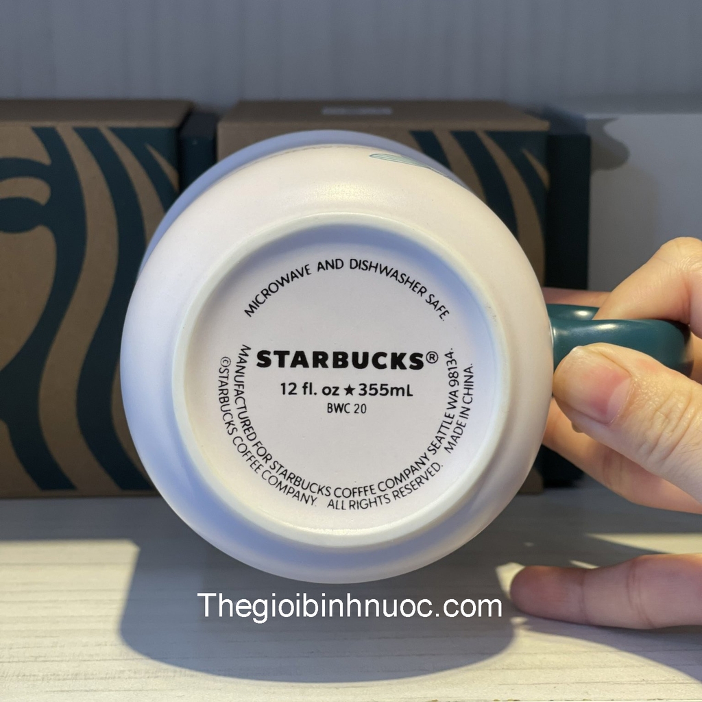 Ly STARBUCKRS Mermaid mug Nordic 355ML