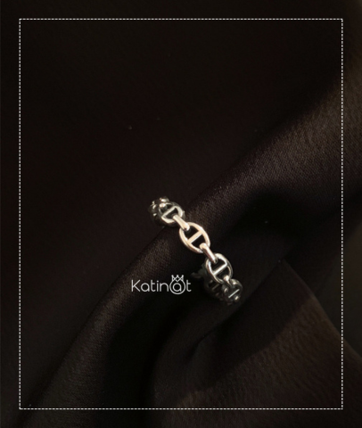 Nhẫn bạc trơn sang chảnh