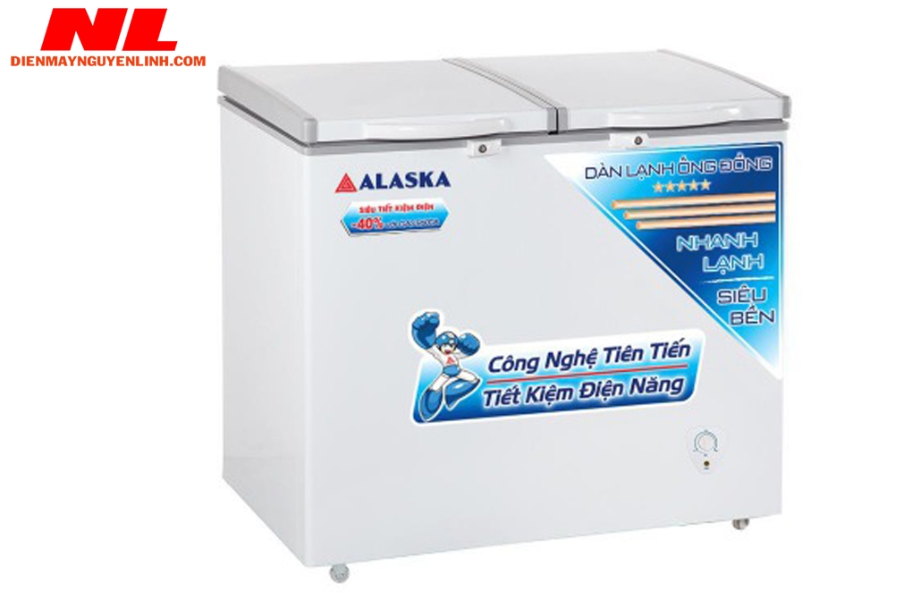 Tủ đông Alaska đông - mát BCD-3568C