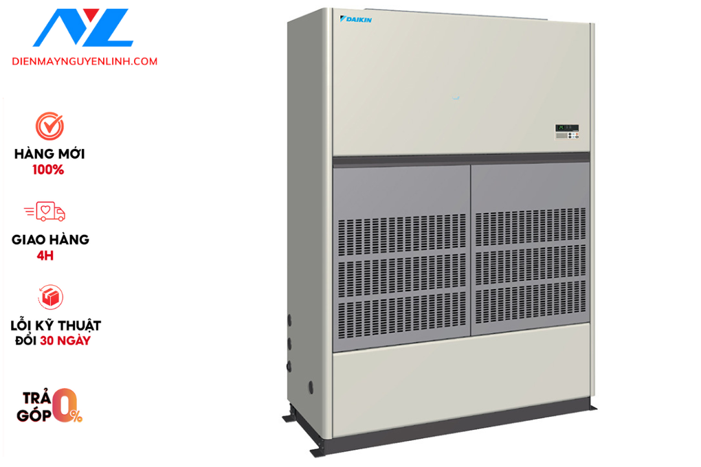 Máy lạnh Packaged tủ đứng Daikin FVPR450QY1/RZUR450QY1 – Inverter – Nối ống gió, điều khiển dây, Gas R410a, một chiều lạnh.