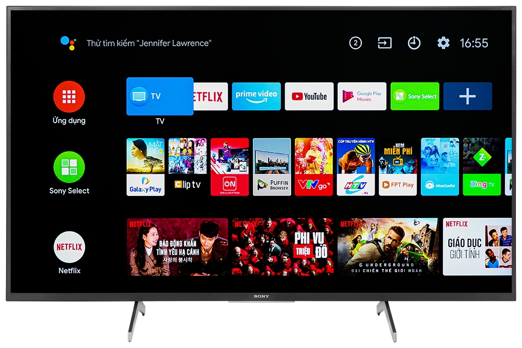 Android Tivi Sony 4K 43inch KD-43X8000H