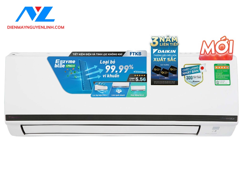 Máy lạnh Daikin inverter 1.0 Hp FTKB25XVMV