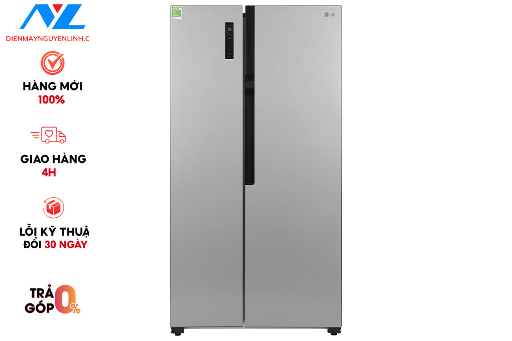 Tủ lạnh LG Inverter 519 lít Side By Side GR-B256JDS