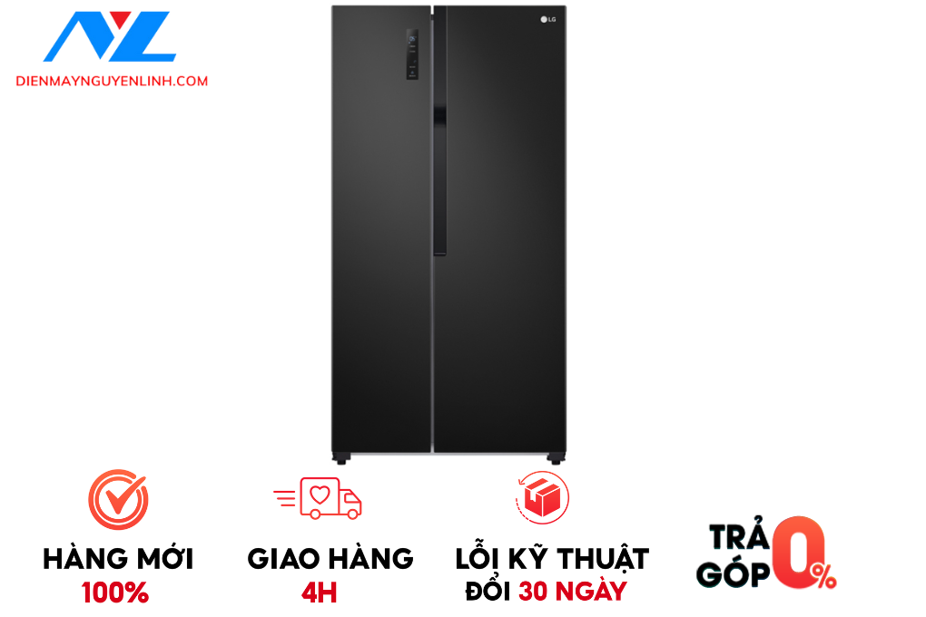 Tủ lạnh LG Inverter 519 lít Side By Side GR-B256BL