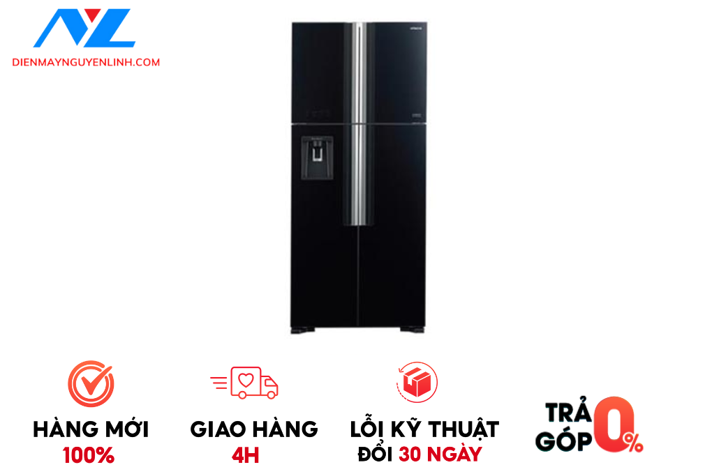 Tủ lạnh Hitachi Inverter 540 lít R-FW690PGV7(GBK)
