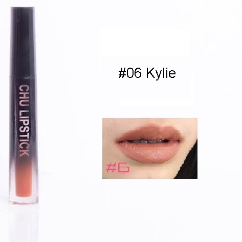 SON CHU LIPSTICK MÀU #6 Kylie: HỒNG ĐẤT