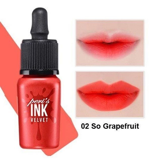 Son kem lì Peripera Peri’s Ink Velvet No.2 So Gapefruit
