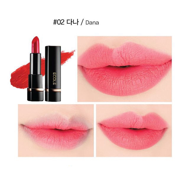 Son thỏi Ecole Shine Black Lipstick 02 Dana