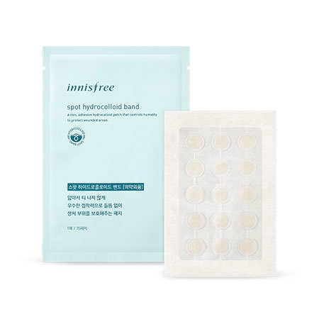 Dán Trị Thâm Sau Mụn Innisfree Spot Hydrocolloid Band 15 Miếng