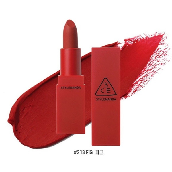 Son 3CE Đỏ Hồng Red Recipe #213 Fig
