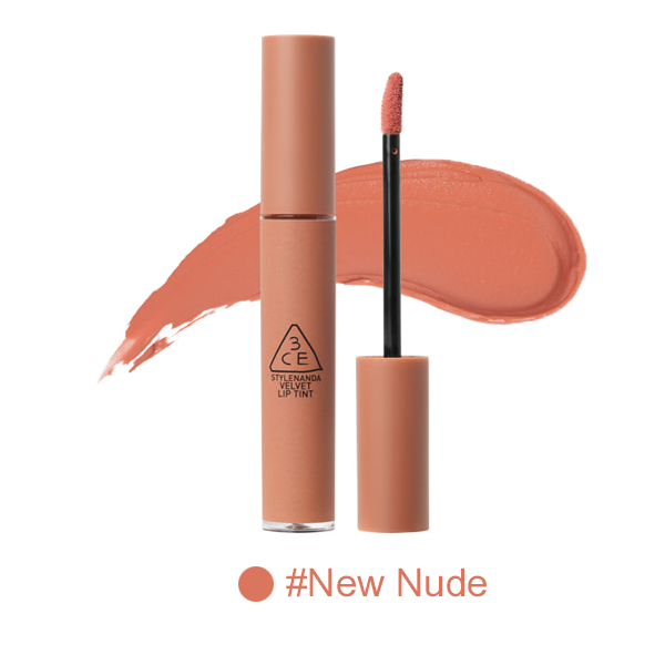 SON 3CE VELVET LIP TINT - MÀU NEW NUDE - CAM ĐẤT