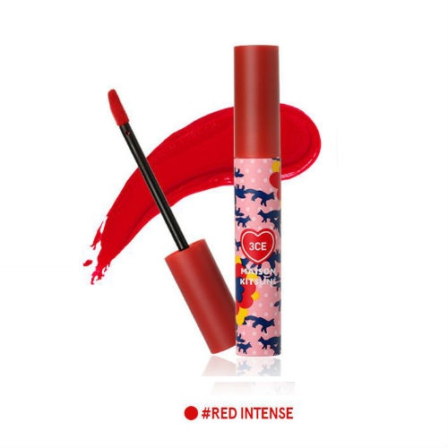 SON 3CE MAISON KITSUNE VELVET LIP TINT #RED INTENSE - ĐỎ TƯƠI HƠI CAM