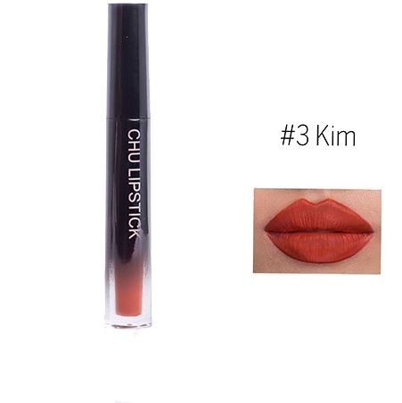 Son Chu Lipstick Màu #3 Kim: Đỏ Gạch