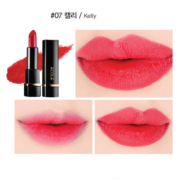 Son thỏi Ecole Shine Black Lipstick 07 Kelly