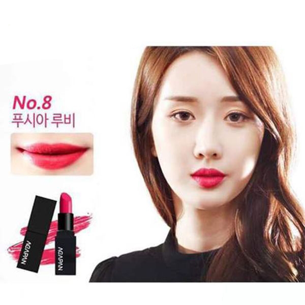 Son thỏi lì Agapan Flower Matte Lipstick màu 08