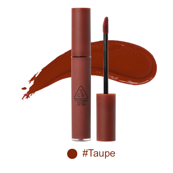 SON 3CE VELVET LIP TINT - MÙA TAUPE - ĐỎ NÂU