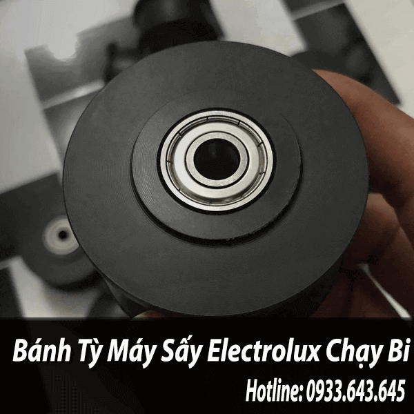 bánh tỳ máy sấy electrolux chạy bi