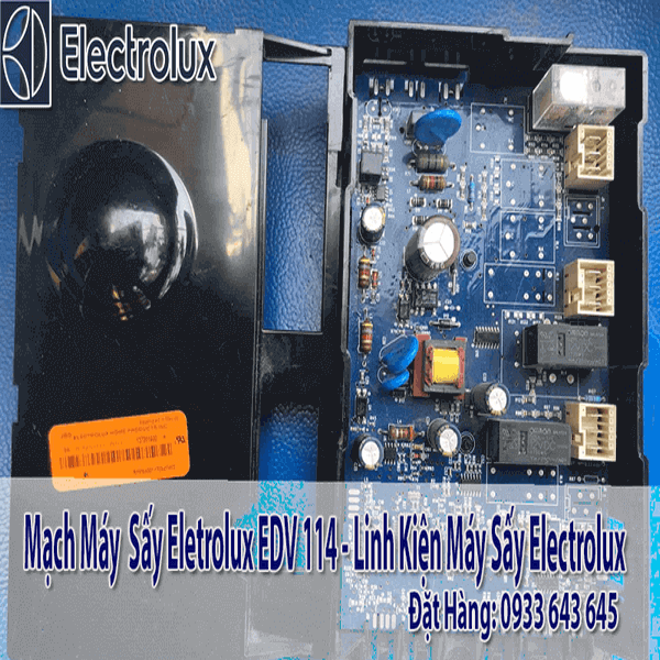 mạch máy sấy electrolux edv114, 11kg