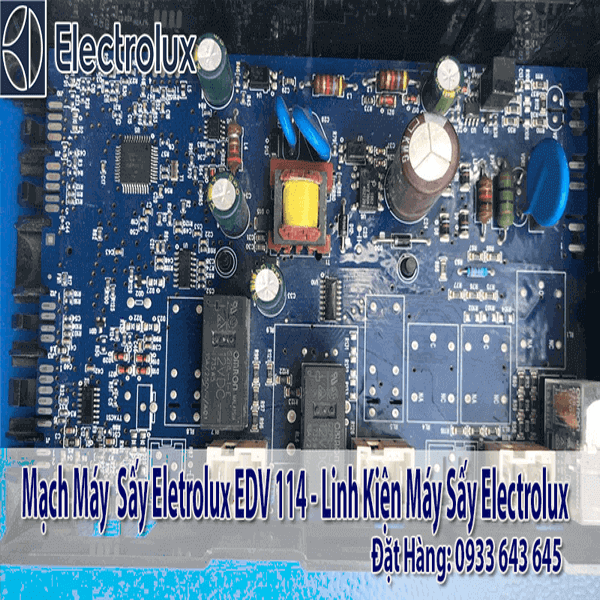 mạch máy sấy electrolux edv114