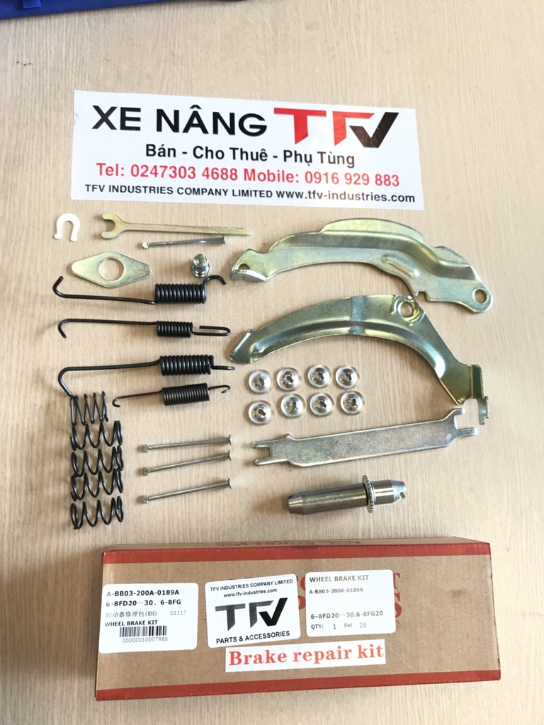 TFVP00098. Bộ phanh xe nâng Toyota dùng cho xe dầu, xăng ga