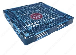 Pallet nhựa chân cốc PLC-01 XK màu xanh đậm