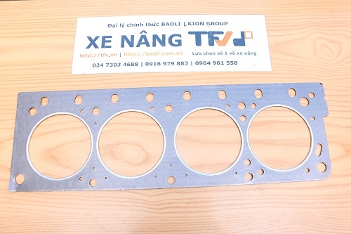 Gioăng mặt máy xe nâng Nissan K15, K21, K25 mã N-11044-FU400. Mã P.00405