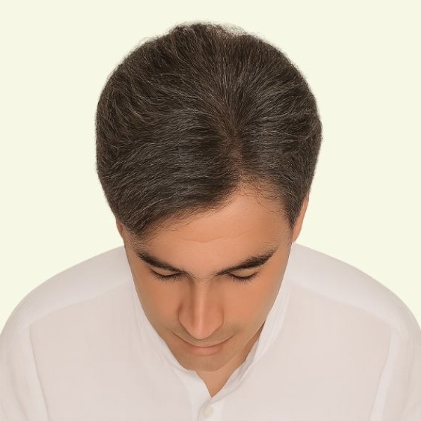 Tóc Giả Nam che Hói - Kiểu Mái Lệch Bằng Tóc Thật | Wina