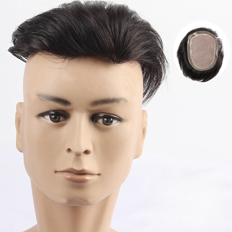 Tóc Giả Nam Che Hói - Kiểu Undercut Vuốt Ngược Bằng Tóc Thật | Wina