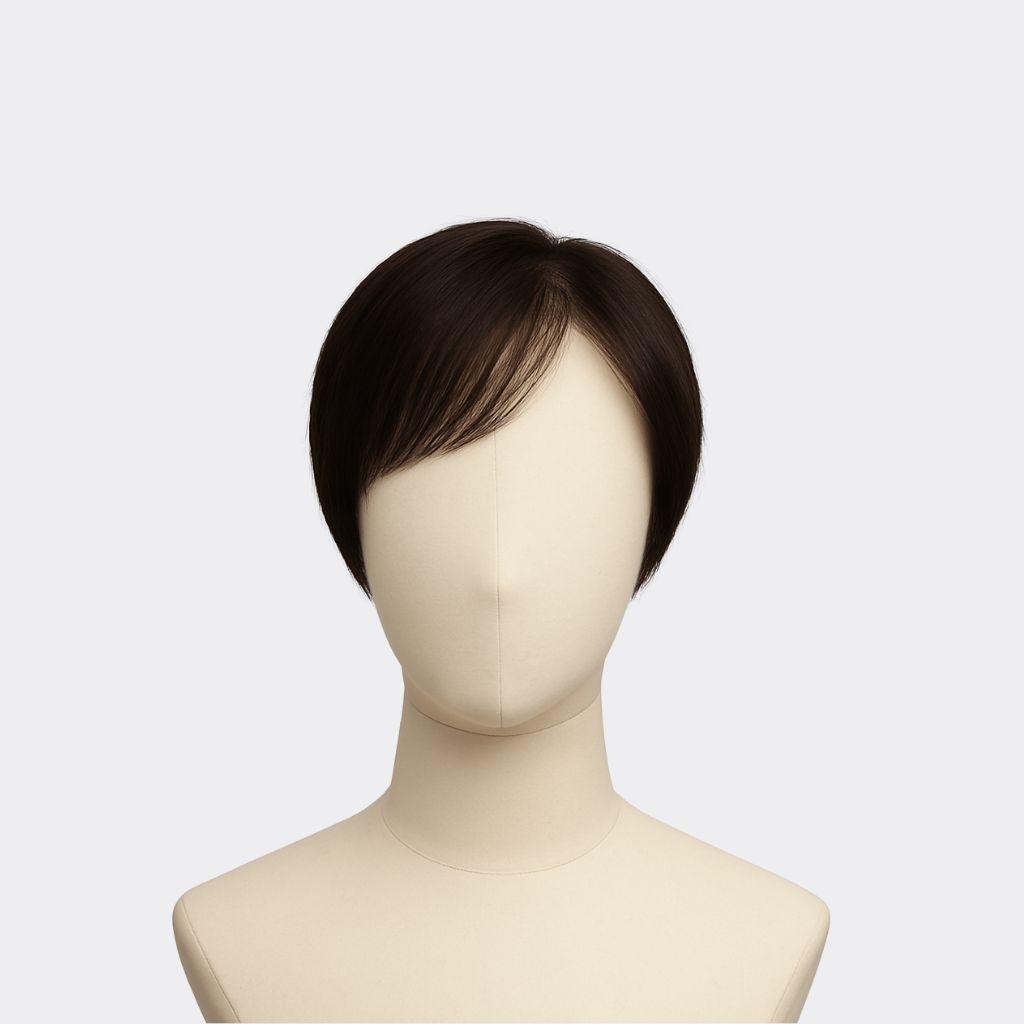 Tóc Giả Che Hói Đỉnh Đầu Nữ - Kiểu Tém Ngắn Siêu Da 3D | Wina