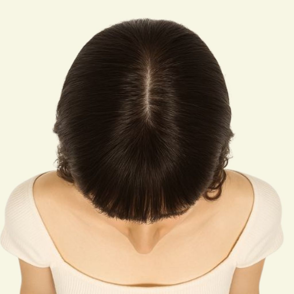 Tóc Giả Che Hói Nữ - Mái Thưa Siêu Da 3D Xoăn Lọn Dài 35cm | Wina