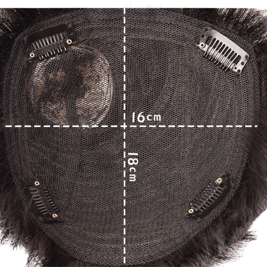 Tóc Giả Nam Che Hói - Kiểu Basic Mái Xéo Bằng Tóc Thật | Wina