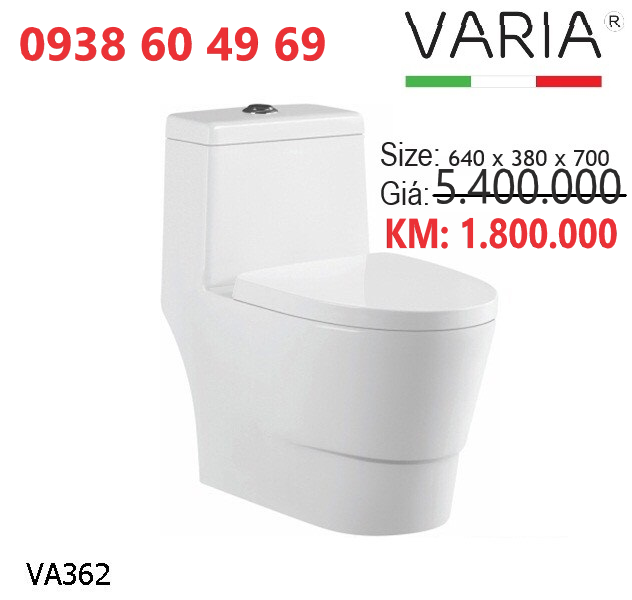 VA362 - BÀN CẦU KHỐI CAO CẤP VA362