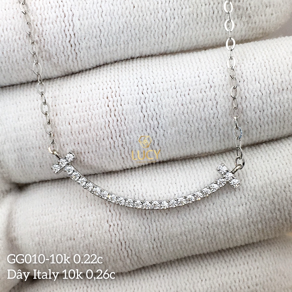 GG010 Mặt dây chuyền miệng cười hàng thiết kế vàng 10k 14k 18k - Lucy Jewely