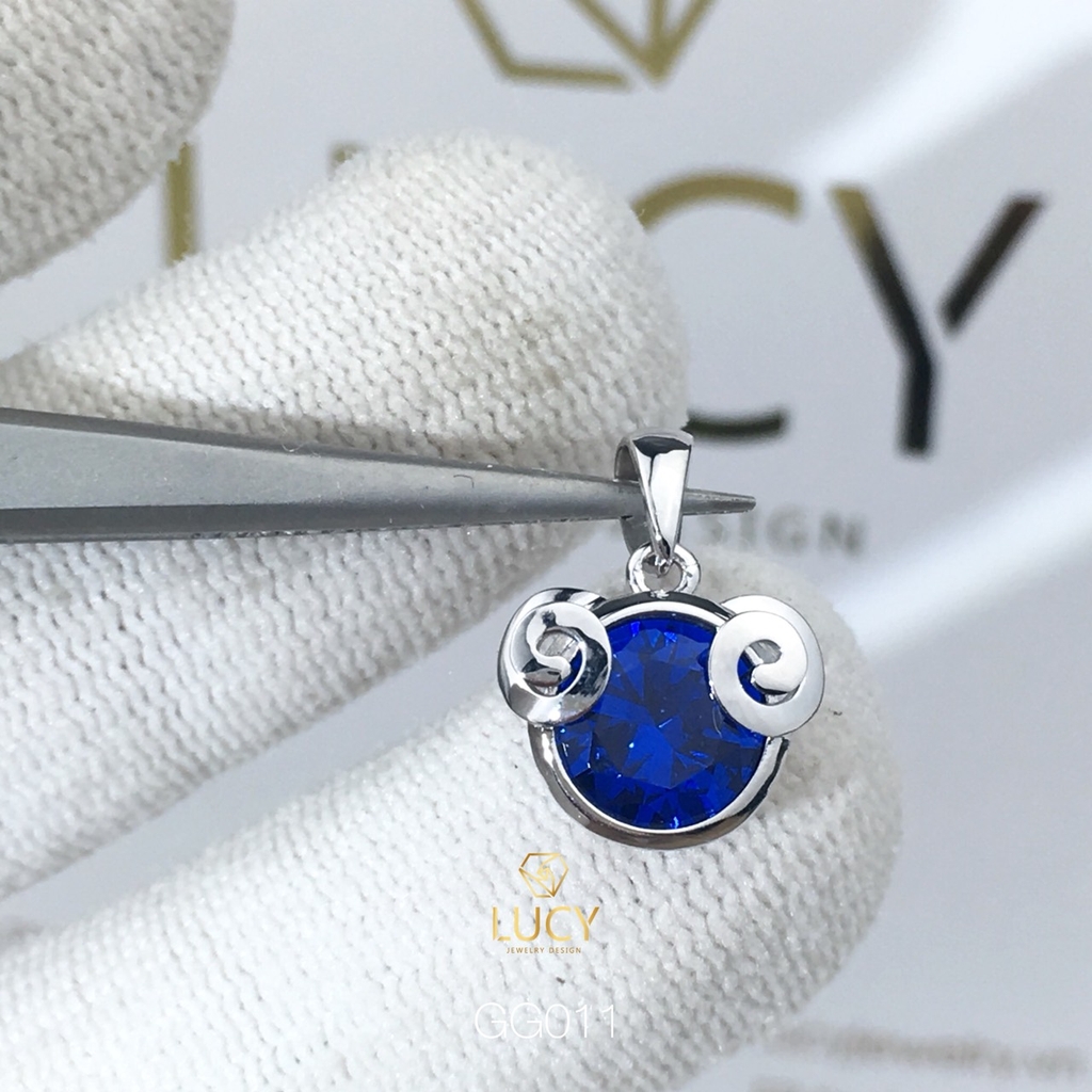 GG011 Mặt dây chuyền thiết kế cung hoàng đạo Bạch Dương vàng 10k 14k 18k - Lucy Jewely