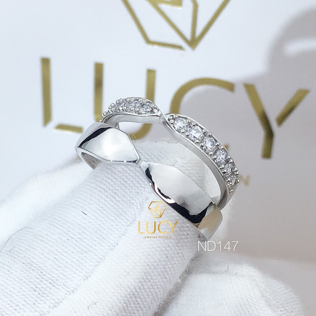 Nhẫn đôi nhẫn cặp bạc Lucy - ND147